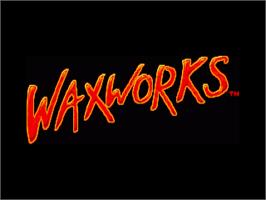 Title screen of Waxworks on the Commodore Amiga.