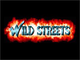 Title screen of Wild Streets on the Commodore Amiga.