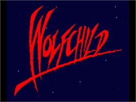 Title screen of Wolfchild on the Commodore Amiga.