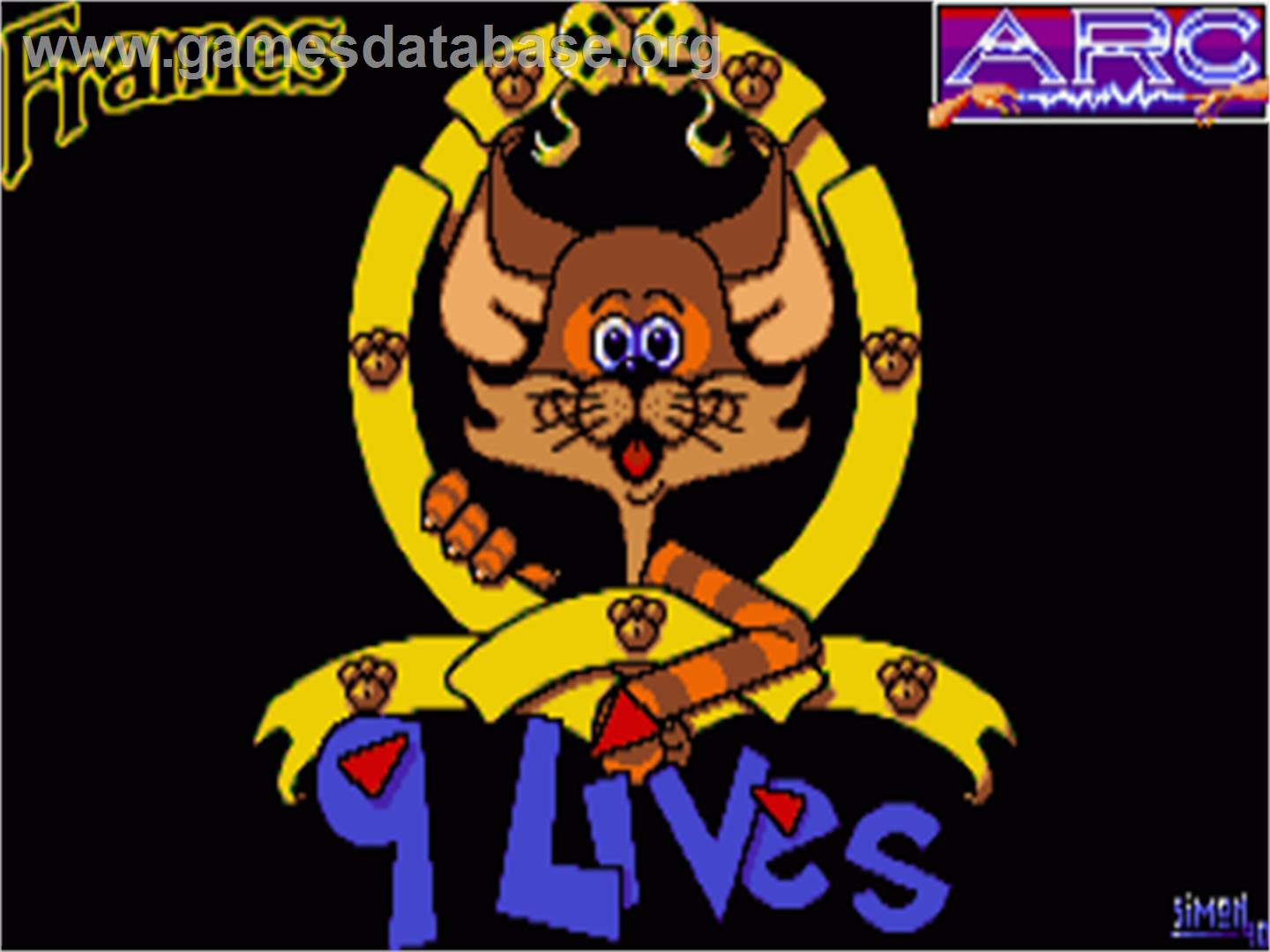 9 Lives - Commodore Amiga - Artwork - Title Screen