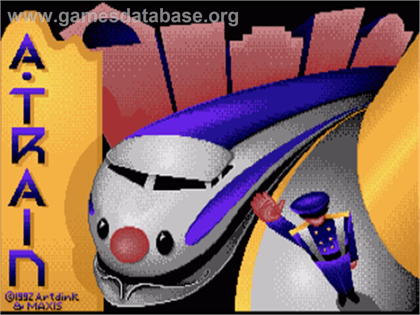 A-Train - Commodore Amiga - Artwork - Title Screen