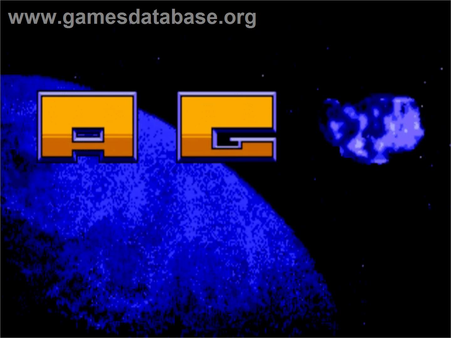 A.G.E. - Commodore Amiga - Artwork - Title Screen