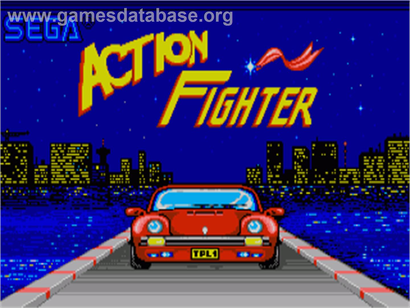 Action Fighter - Commodore Amiga - Artwork - Title Screen