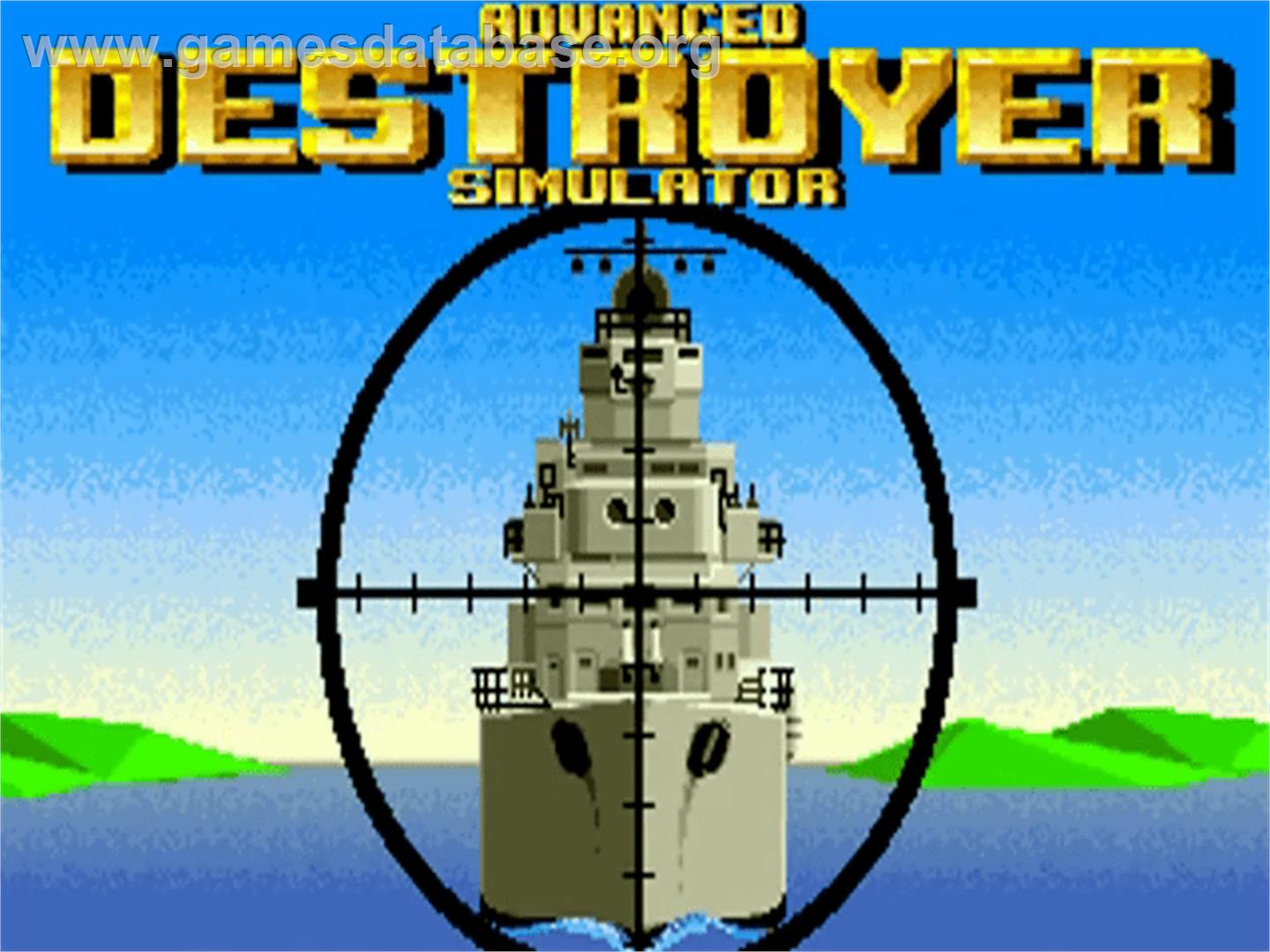 Advanced Destroyer Simulator - Commodore Amiga - Artwork - Title Screen