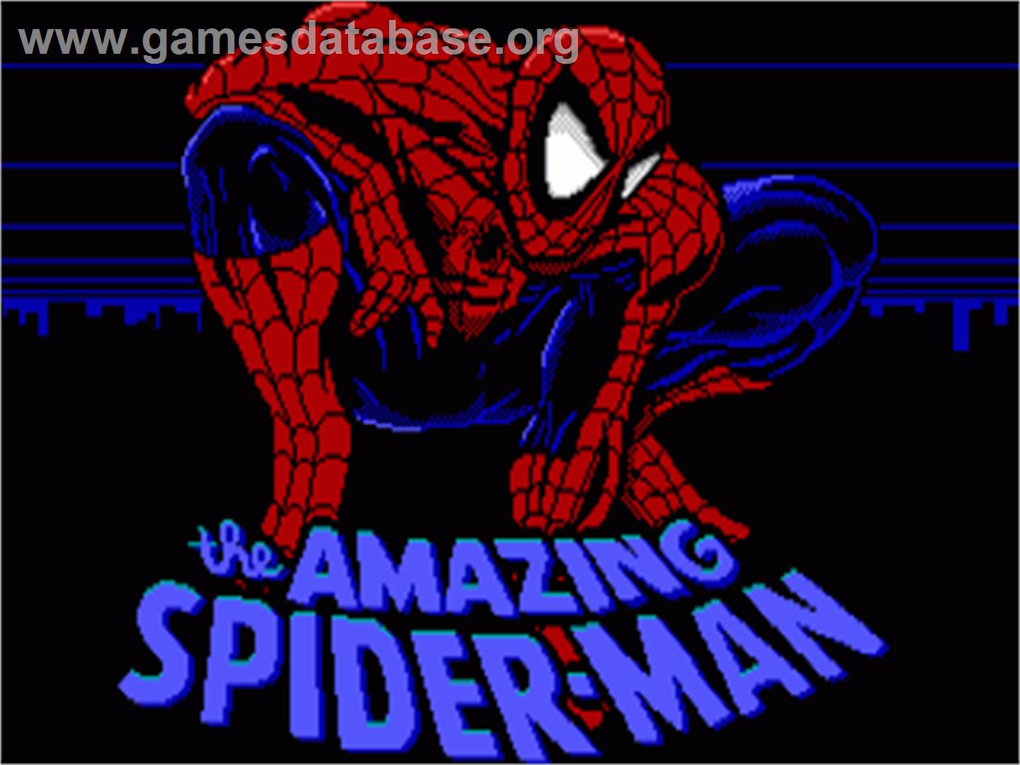 Amazing Spider-Man - Commodore Amiga - Artwork - Title Screen