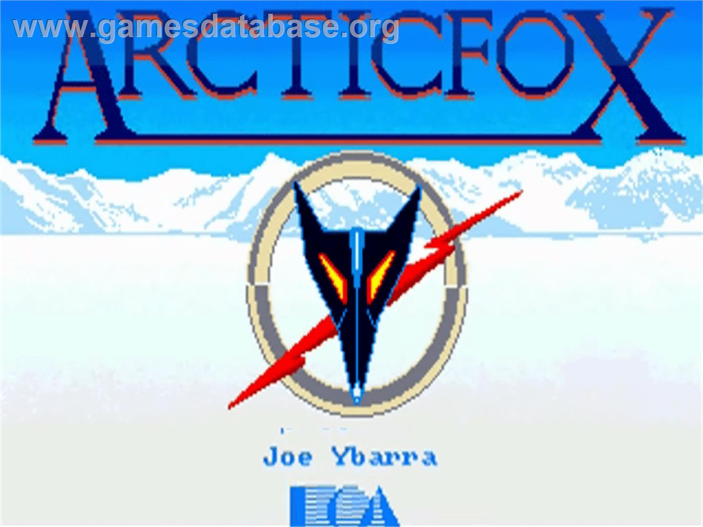 Arcticfox - Commodore Amiga - Artwork - Title Screen