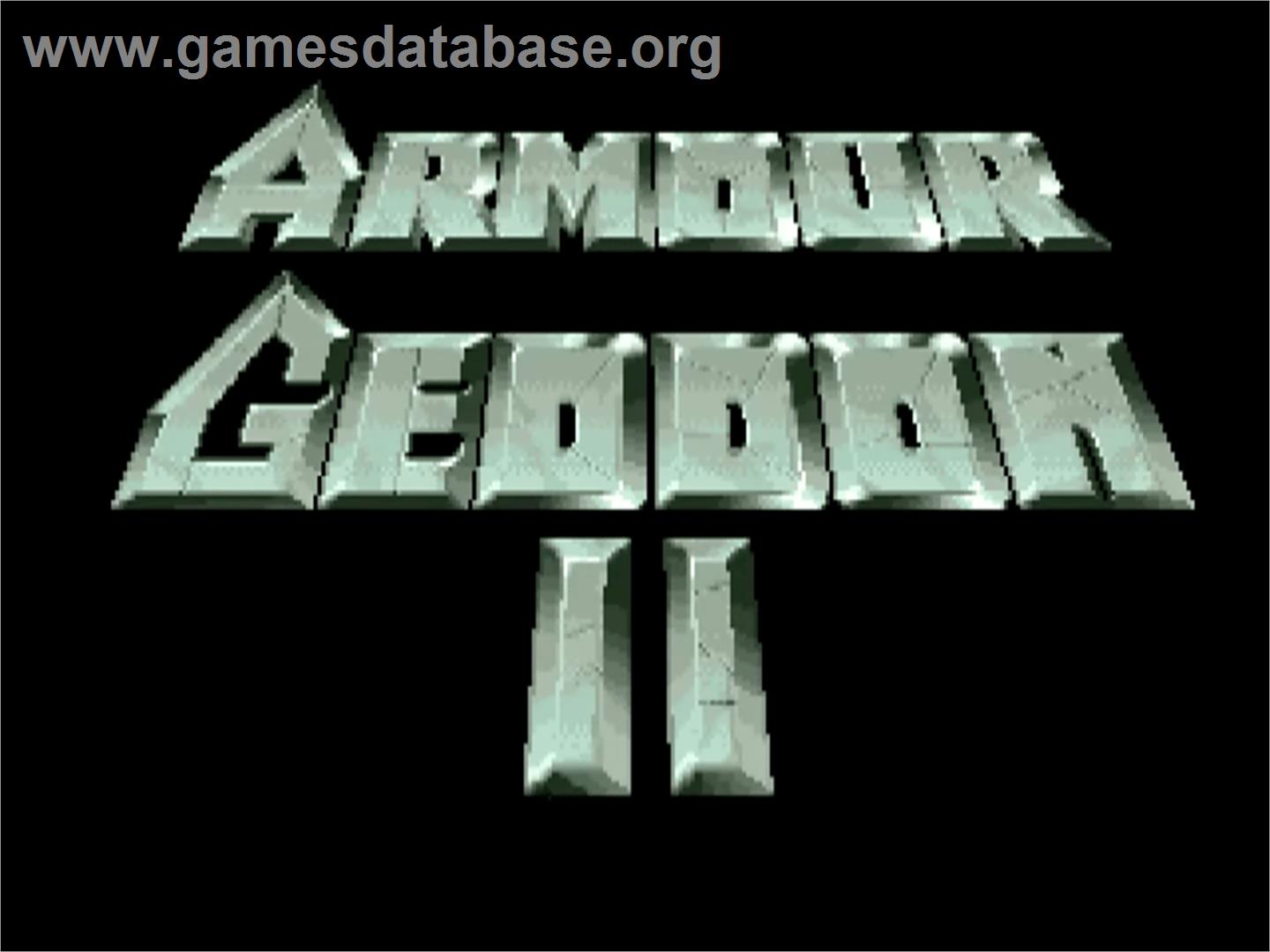 Armour-Geddon 2: Codename Hellfire - Commodore Amiga - Artwork - Title Screen