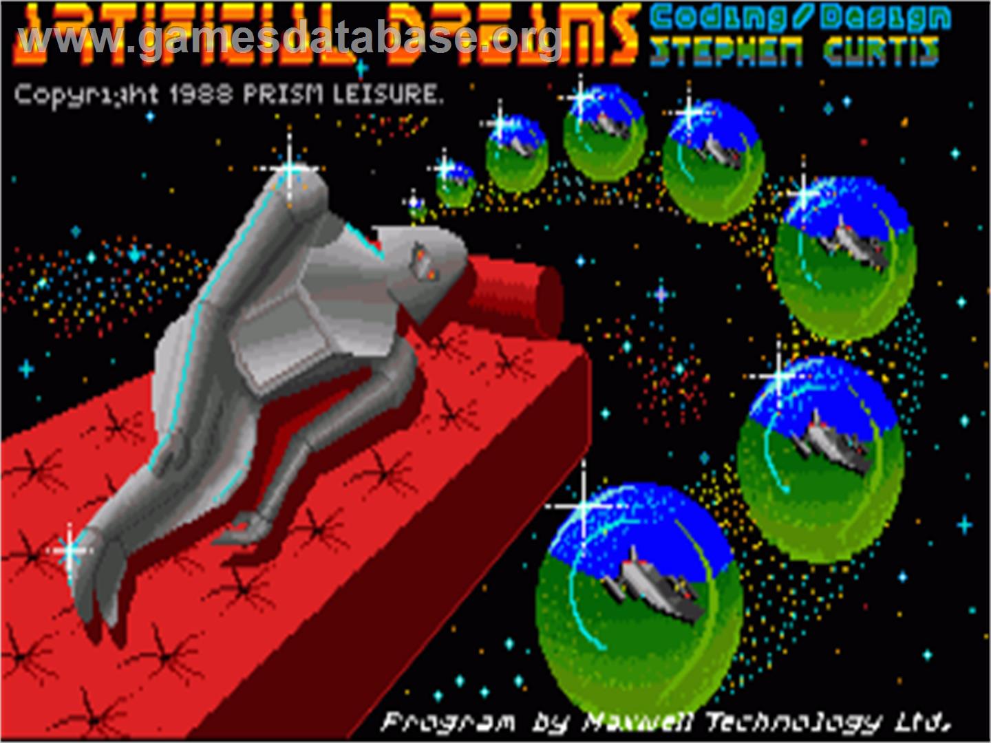 Artificial Dreams - Commodore Amiga - Artwork - Title Screen