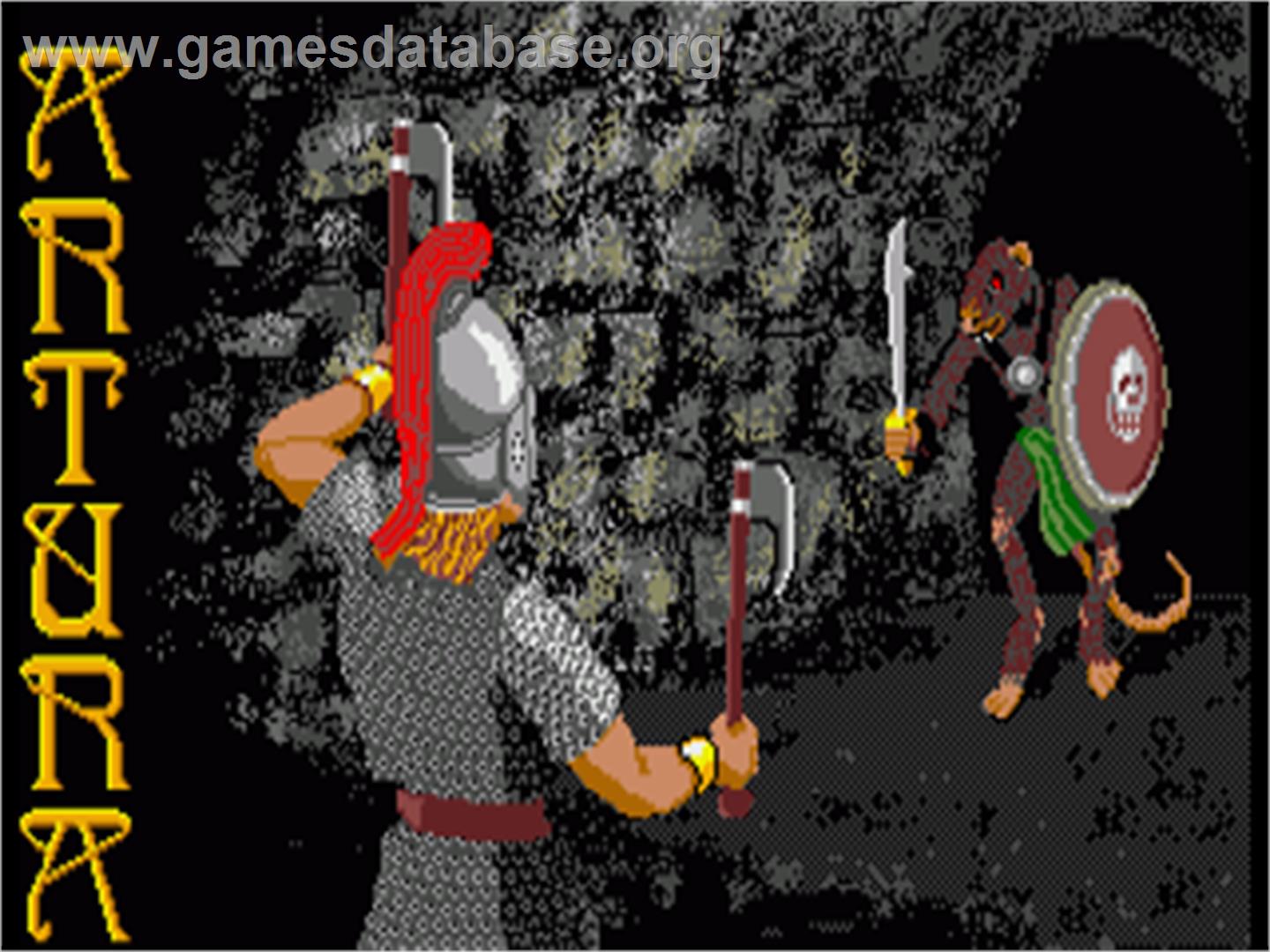 Artura - Commodore Amiga - Artwork - Title Screen