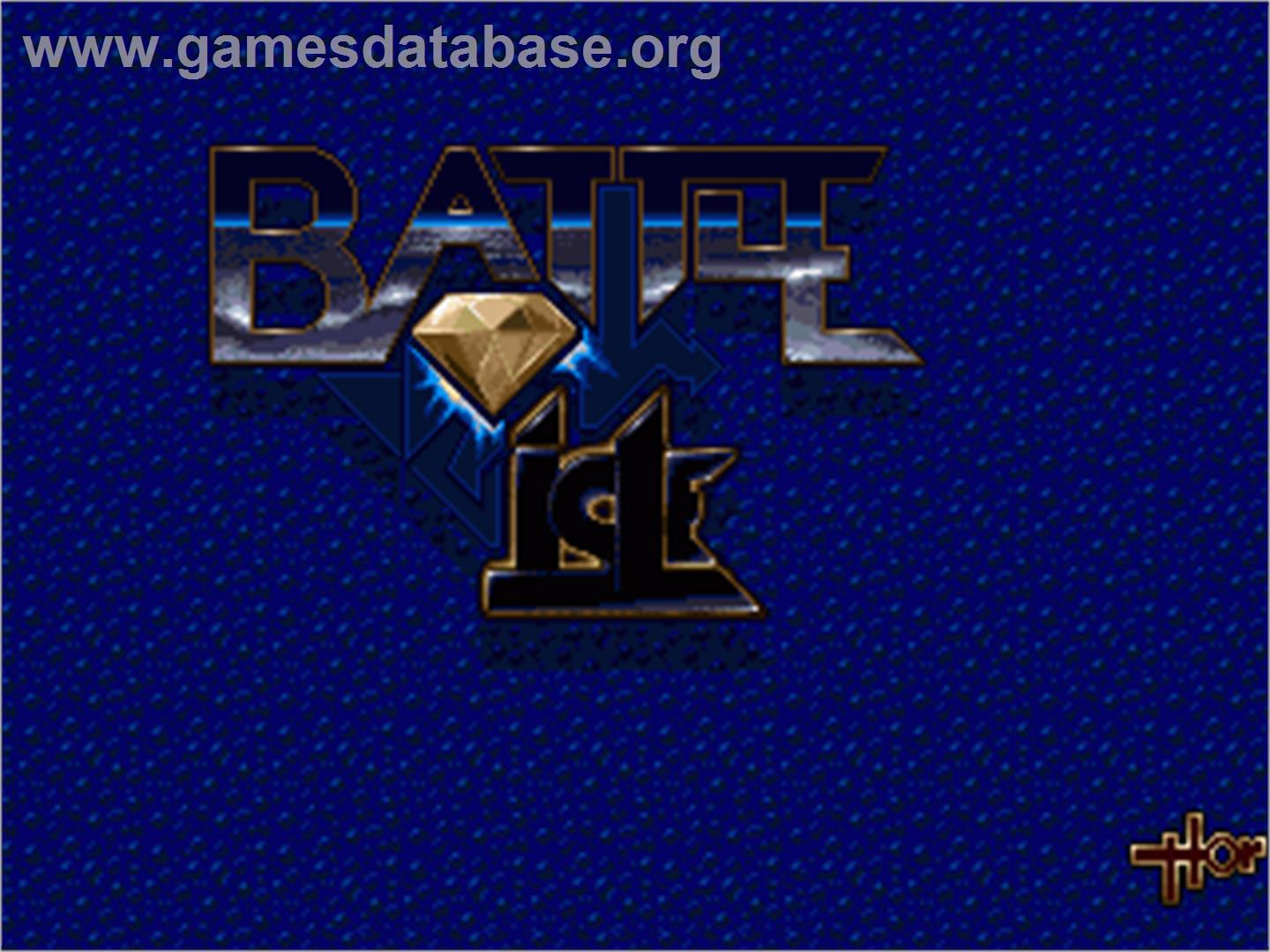 Battle Isle - Commodore Amiga - Artwork - Title Screen
