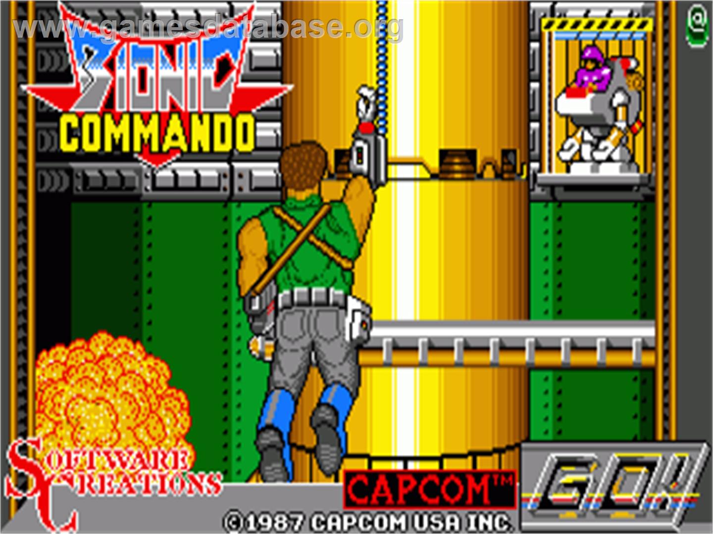 Bionic Commando - Commodore Amiga - Artwork - Title Screen