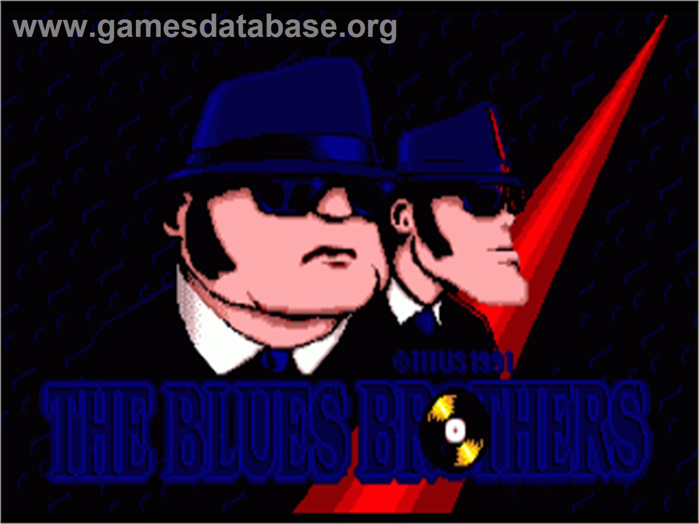 Blues Brothers - Commodore Amiga - Artwork - Title Screen