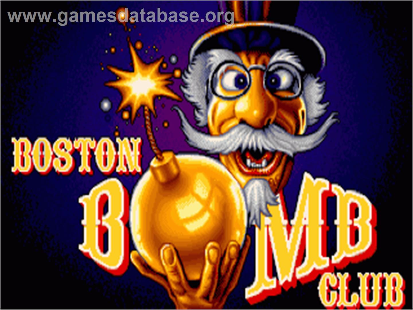 Boston Bomb Club - Commodore Amiga - Artwork - Title Screen