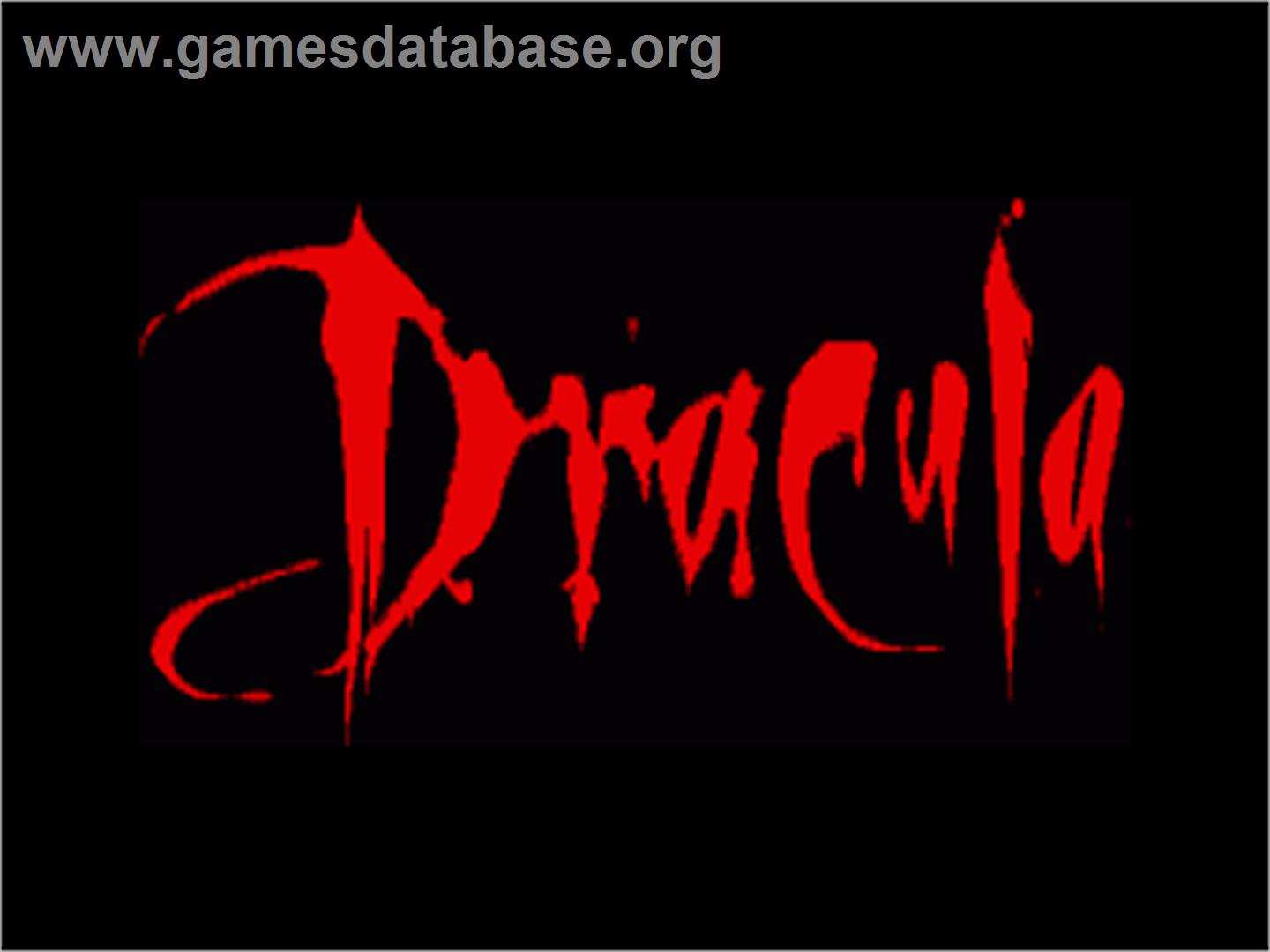 Bram Stoker's Dracula - Commodore Amiga - Artwork - Title Screen