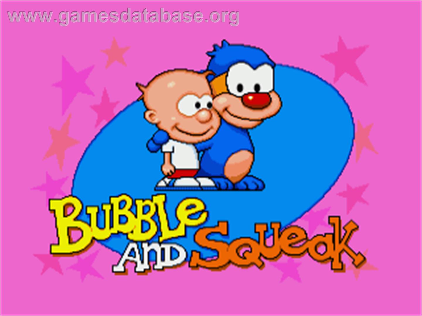 Bubble and Squeak - Commodore Amiga - Artwork - Title Screen