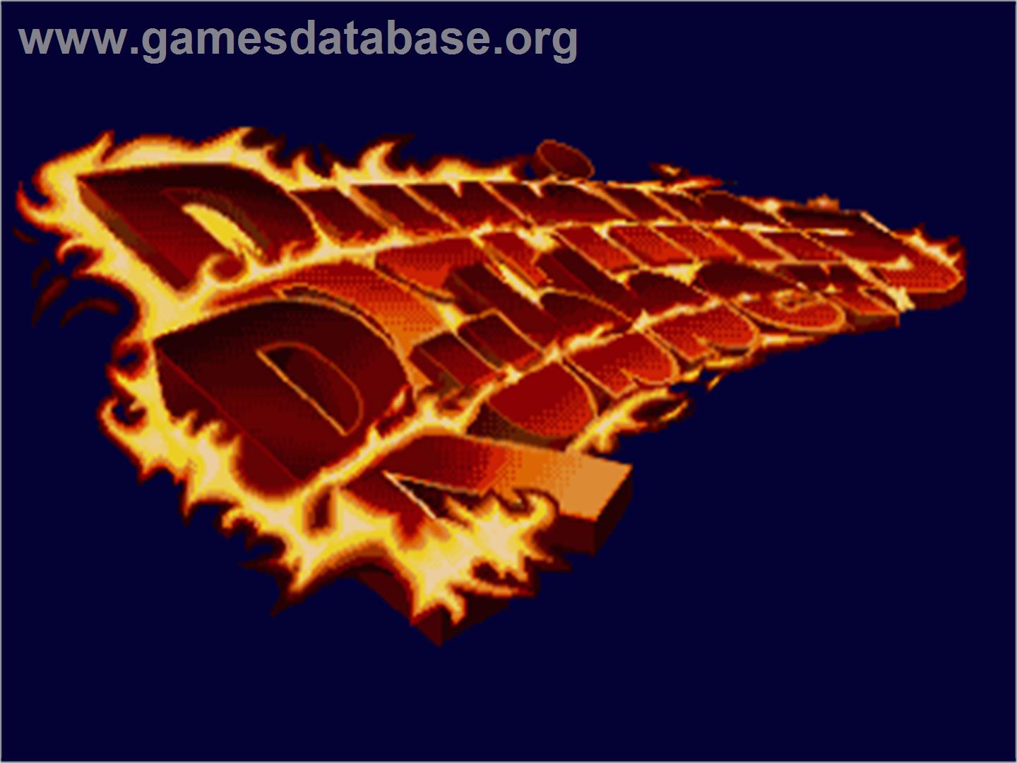 Burning Rubber - Commodore Amiga - Artwork - Title Screen