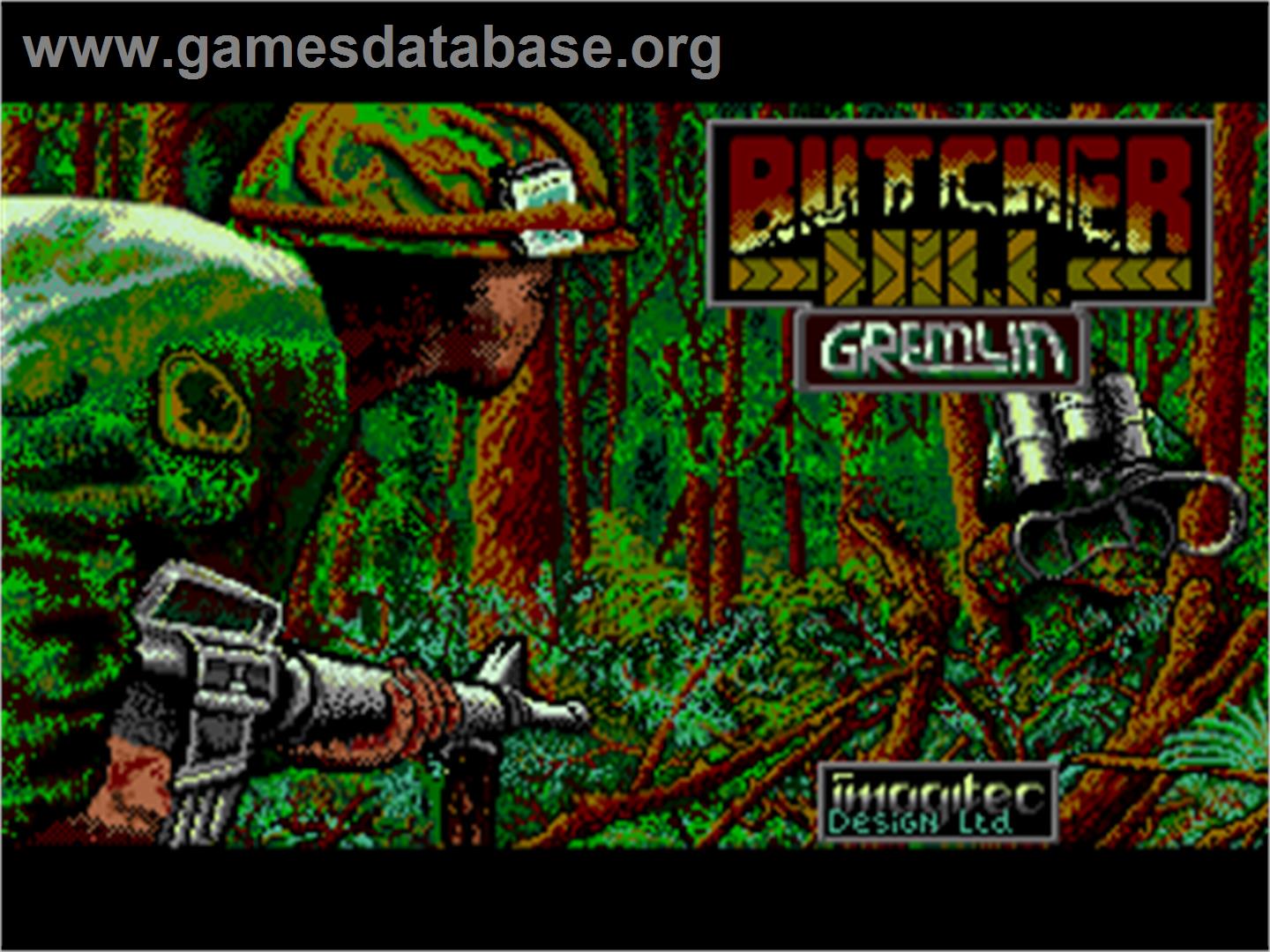 Butcher Hill - Commodore Amiga - Artwork - Title Screen