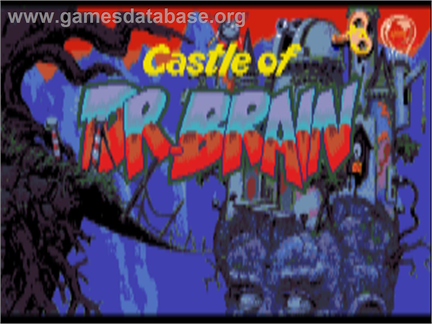 Castle of Dr. Brain - Commodore Amiga - Artwork - Title Screen