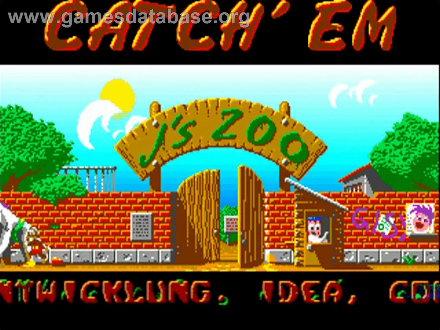 Catch 'em - Commodore Amiga - Artwork - Title Screen