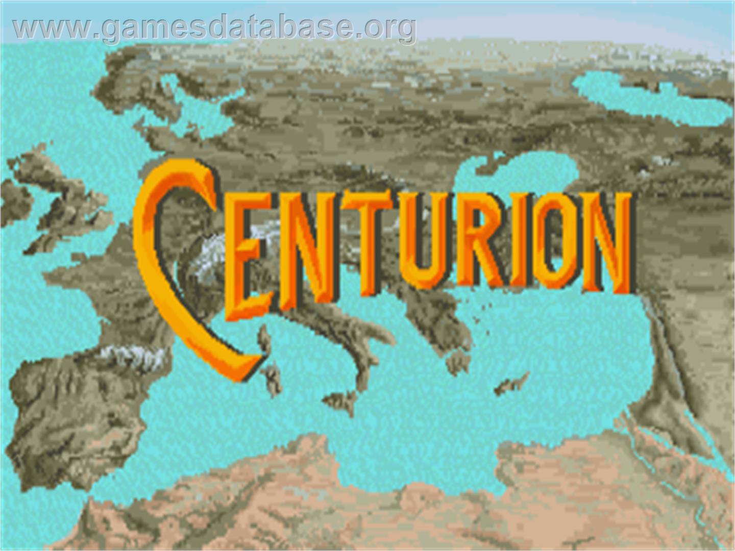 Centurion: Defender of Rome - Commodore Amiga - Artwork - Title Screen