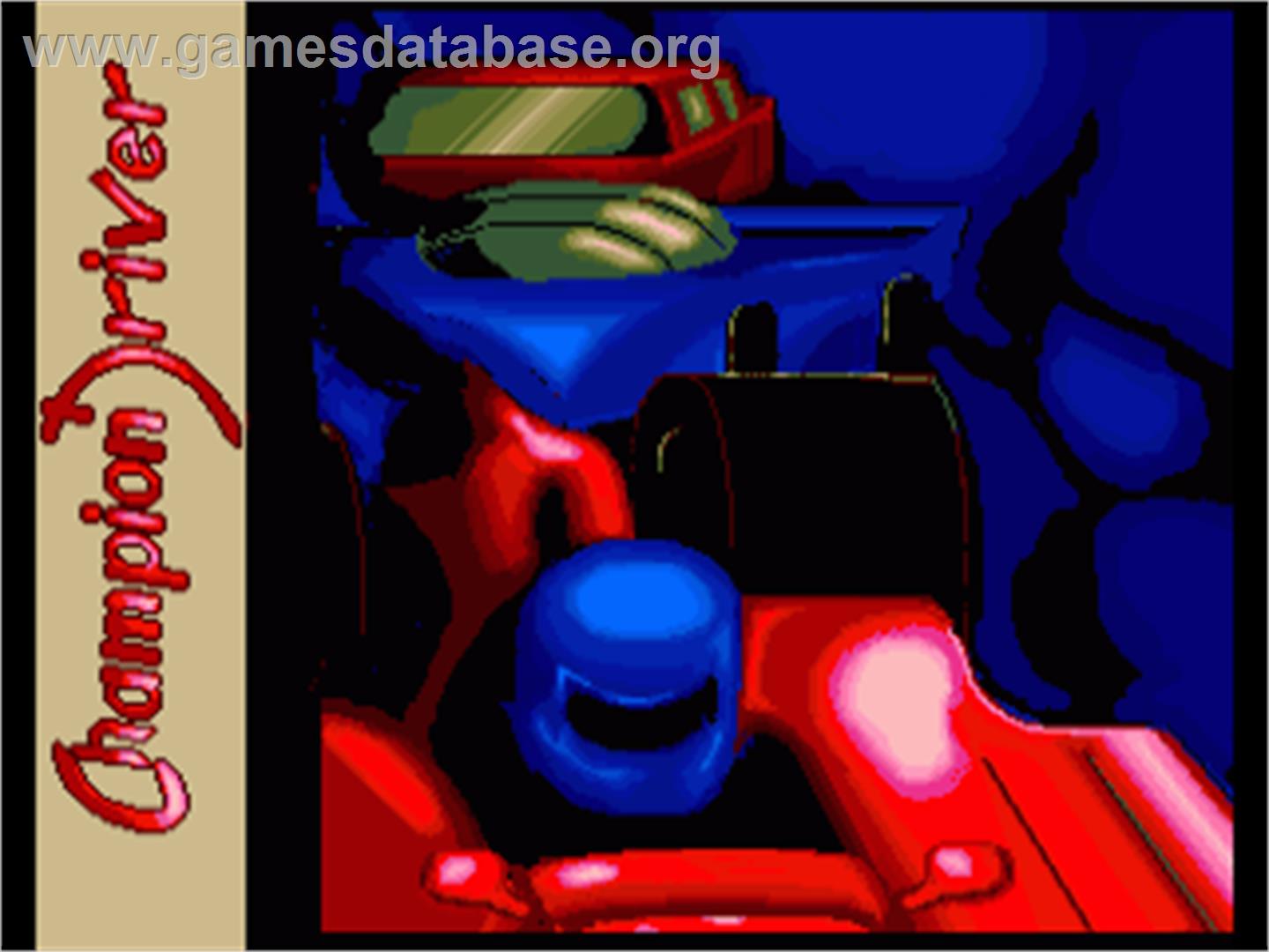 Champion Driver - Commodore Amiga - Artwork - Title Screen