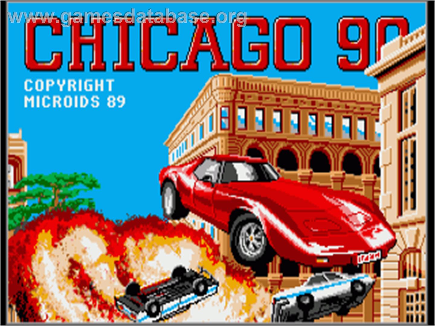 Chicago 90 - Commodore Amiga - Artwork - Title Screen