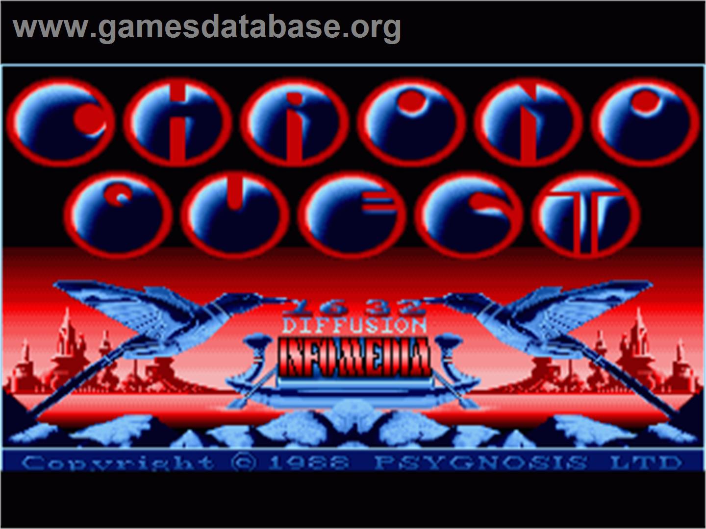 Chrono Quest - Commodore Amiga - Artwork - Title Screen