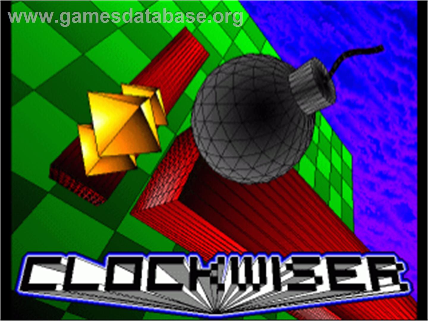 Clockwiser: Time is Running Out... - Commodore Amiga - Artwork - Title Screen