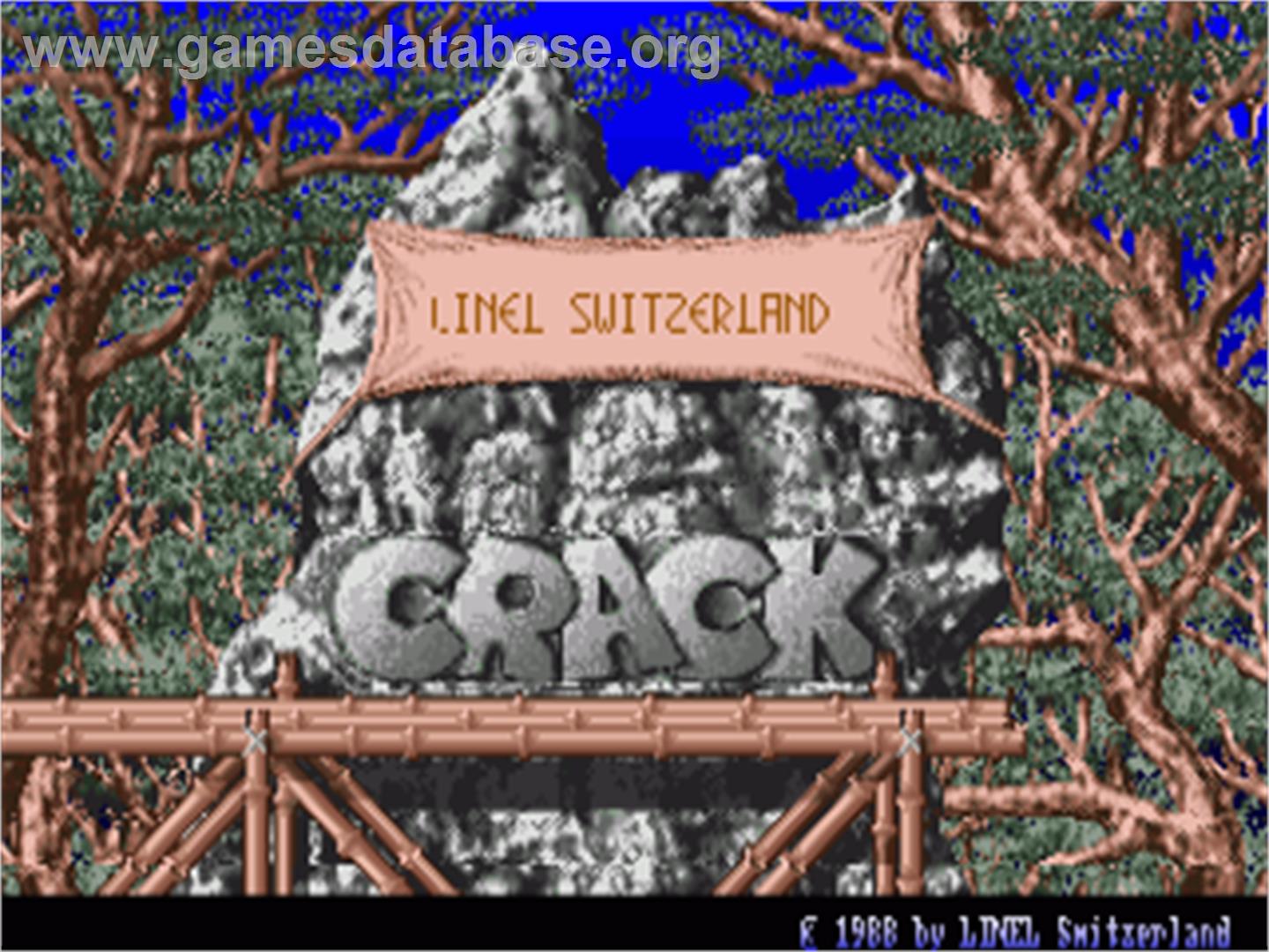 Crack - Commodore Amiga - Artwork - Title Screen