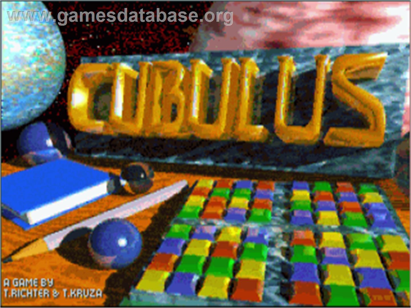 Cubulus - Commodore Amiga - Artwork - Title Screen