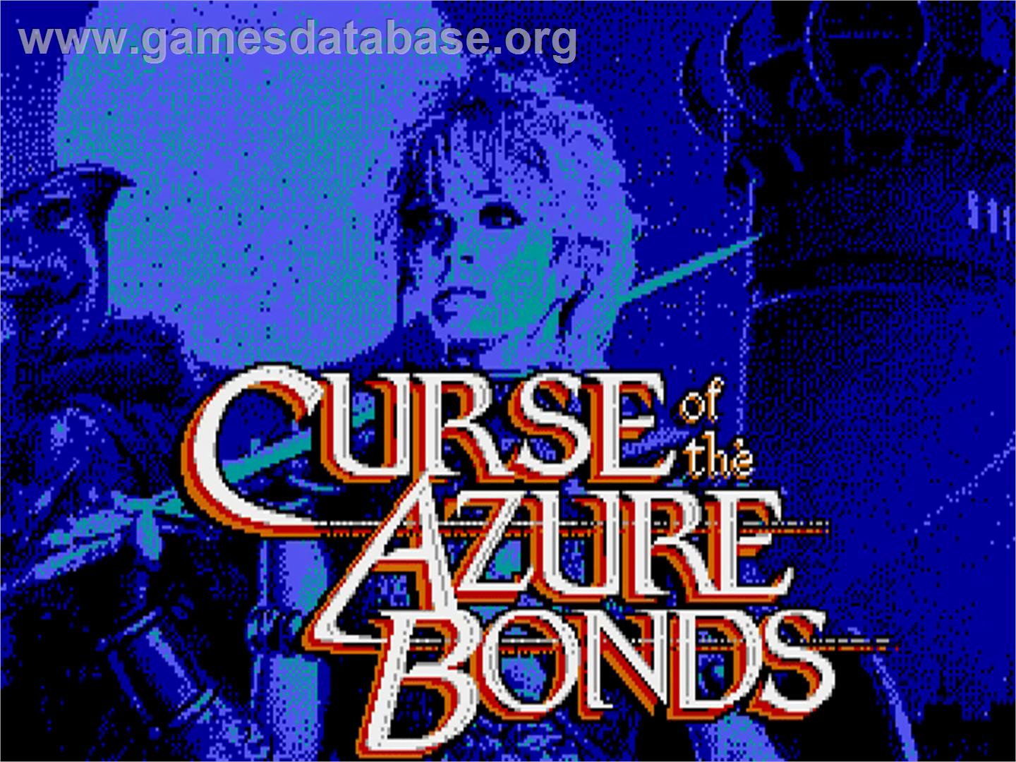 Curse of the Azure Bonds - Commodore Amiga - Artwork - Title Screen