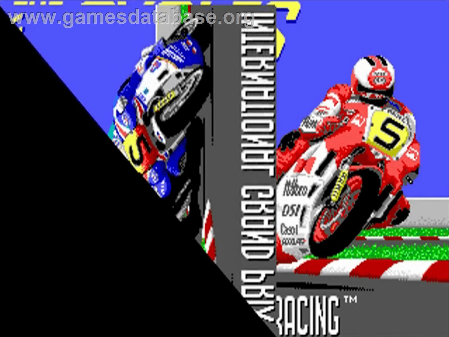 Cycles: International Grand Prix Racing - Commodore Amiga - Artwork - Title Screen