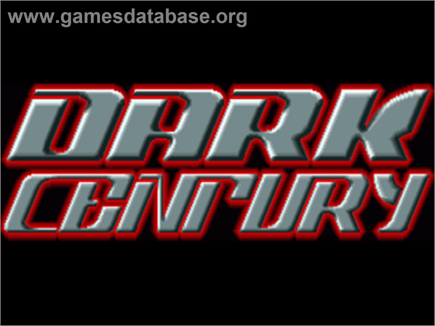 Dark Century - Commodore Amiga - Artwork - Title Screen