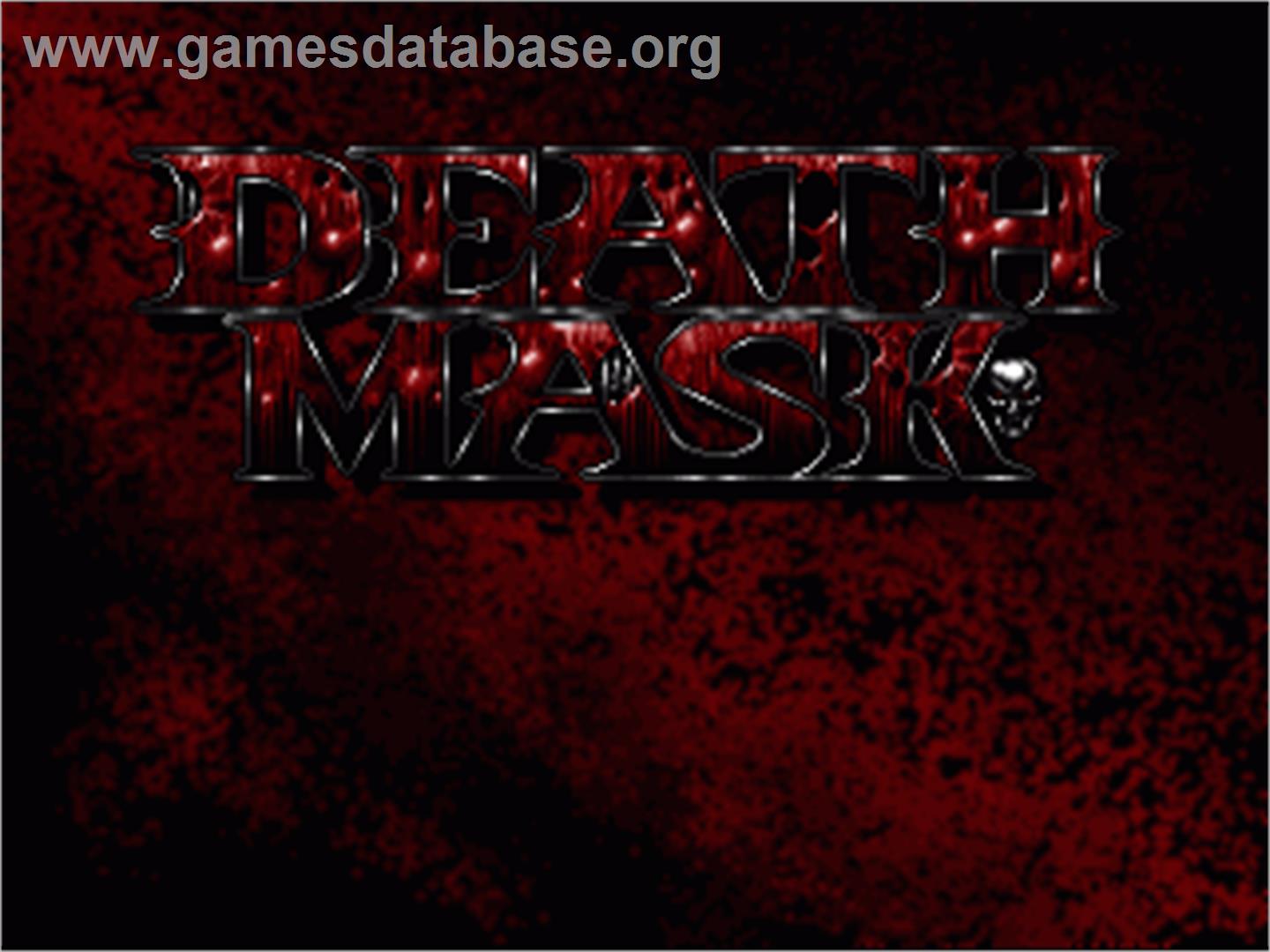 Death Mask - Commodore Amiga - Artwork - Title Screen