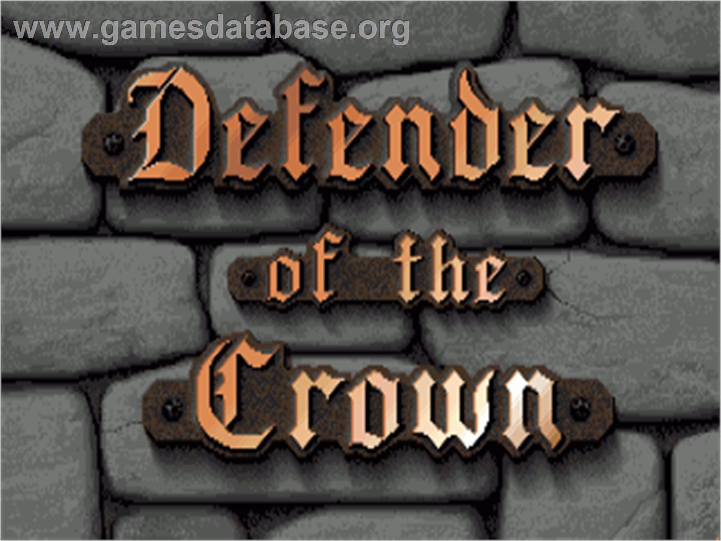 Defender of the Crown - Commodore Amiga - Artwork - Title Screen