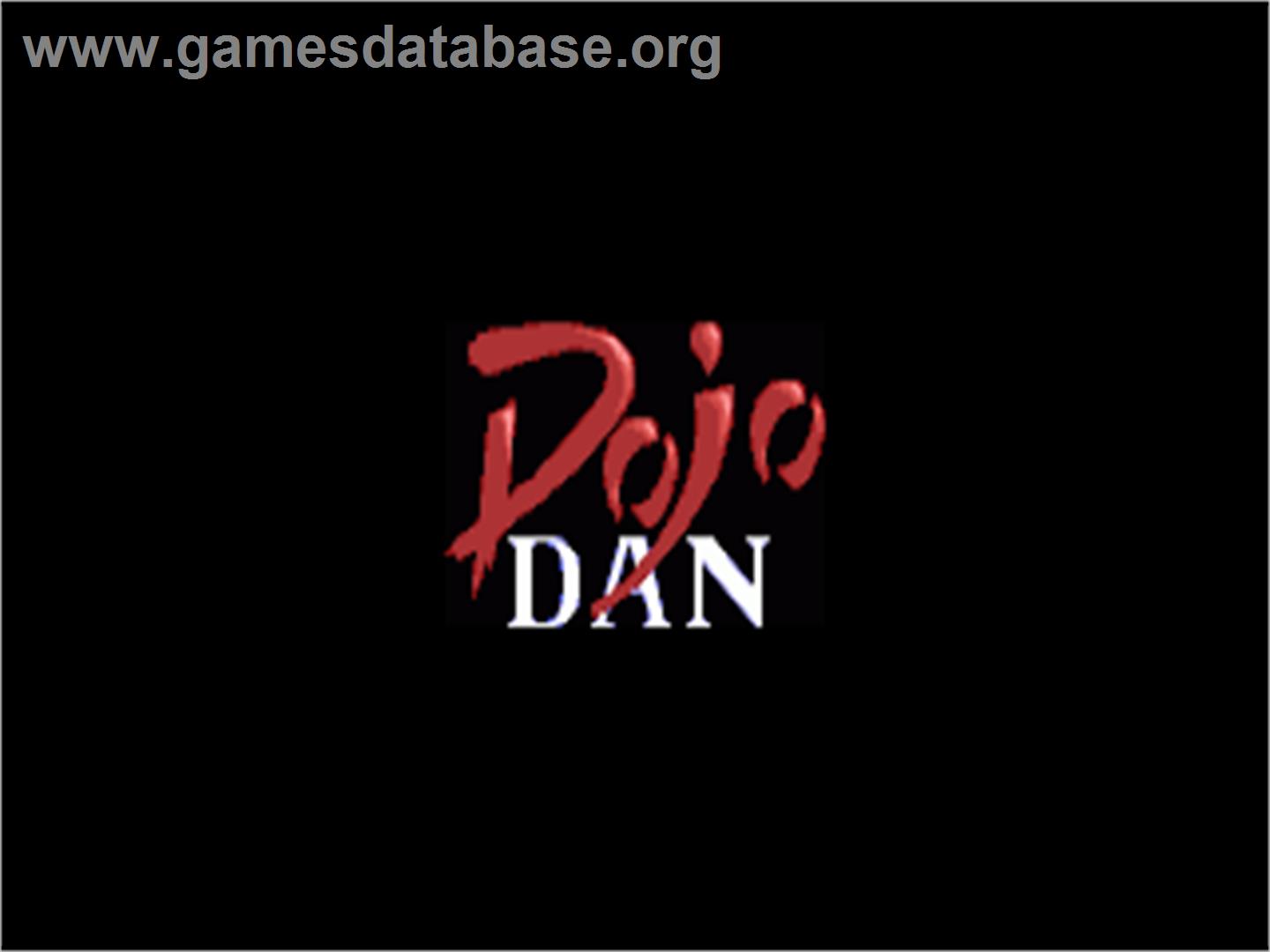 Dojo Dan - Commodore Amiga - Artwork - Title Screen