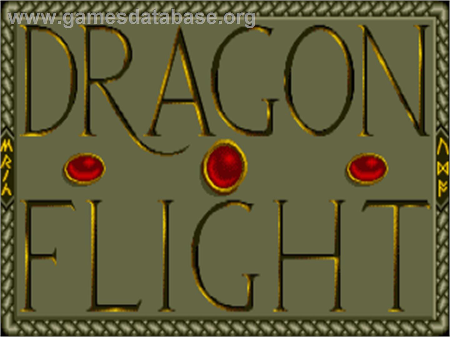 Dragonflight - Commodore Amiga - Artwork - Title Screen
