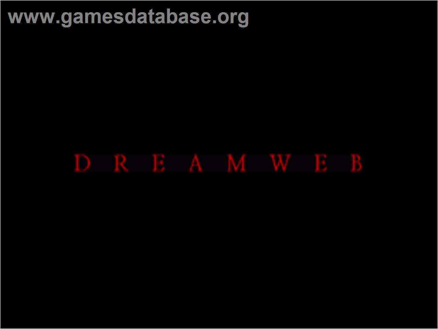 Dream Web - Commodore Amiga - Artwork - Title Screen