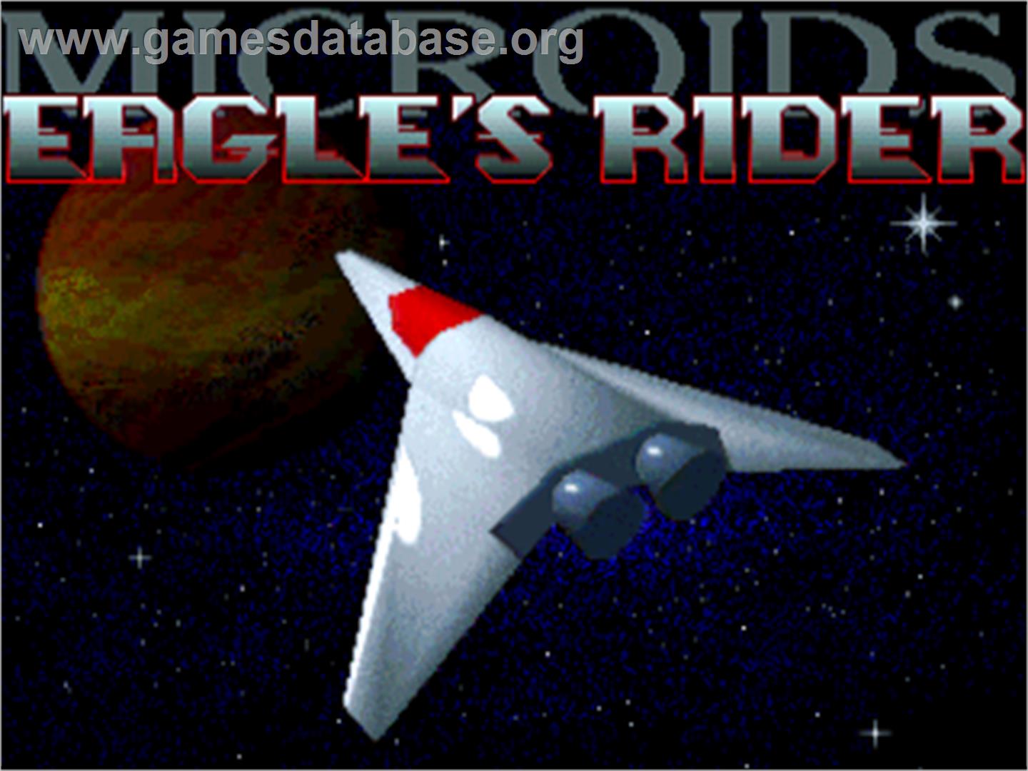 Eagle's Rider - Commodore Amiga - Artwork - Title Screen