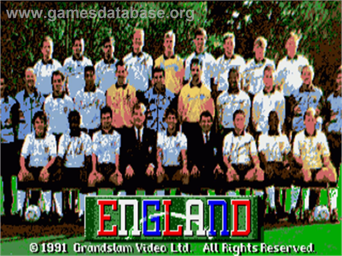 England Championship Special - Commodore Amiga - Artwork - Title Screen