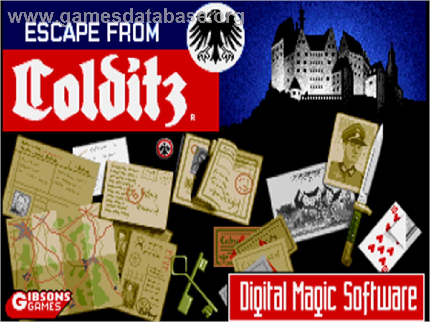 Escape from Colditz - Commodore Amiga - Artwork - Title Screen