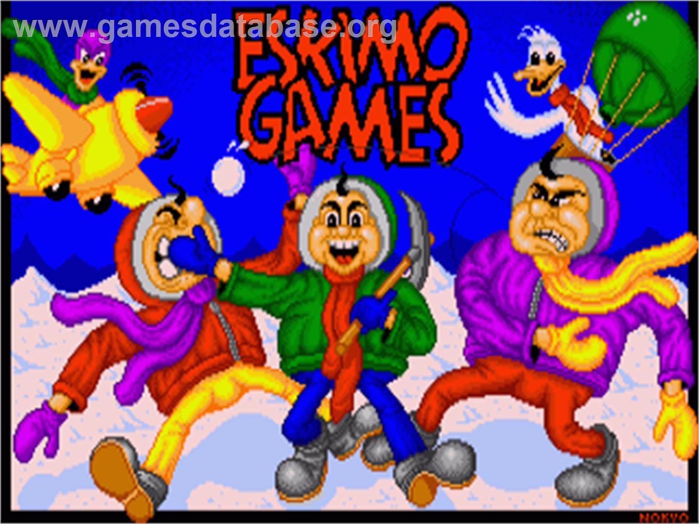 Eskimo Games - Commodore Amiga - Artwork - Title Screen