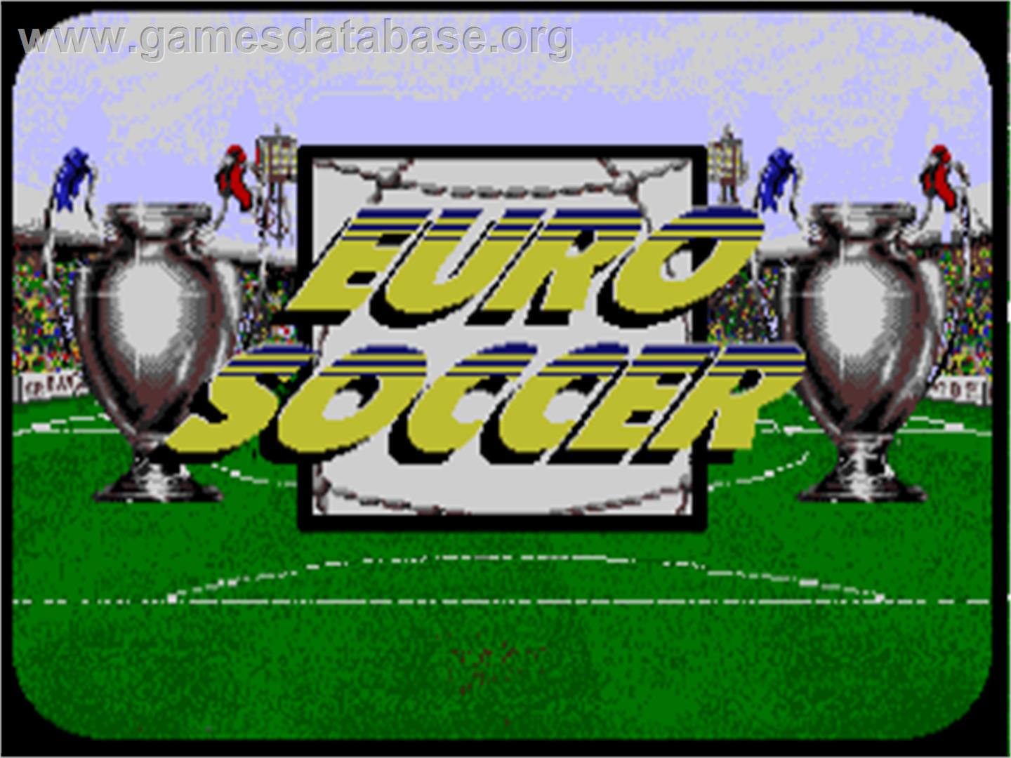 Euro Soccer - Commodore Amiga - Artwork - Title Screen