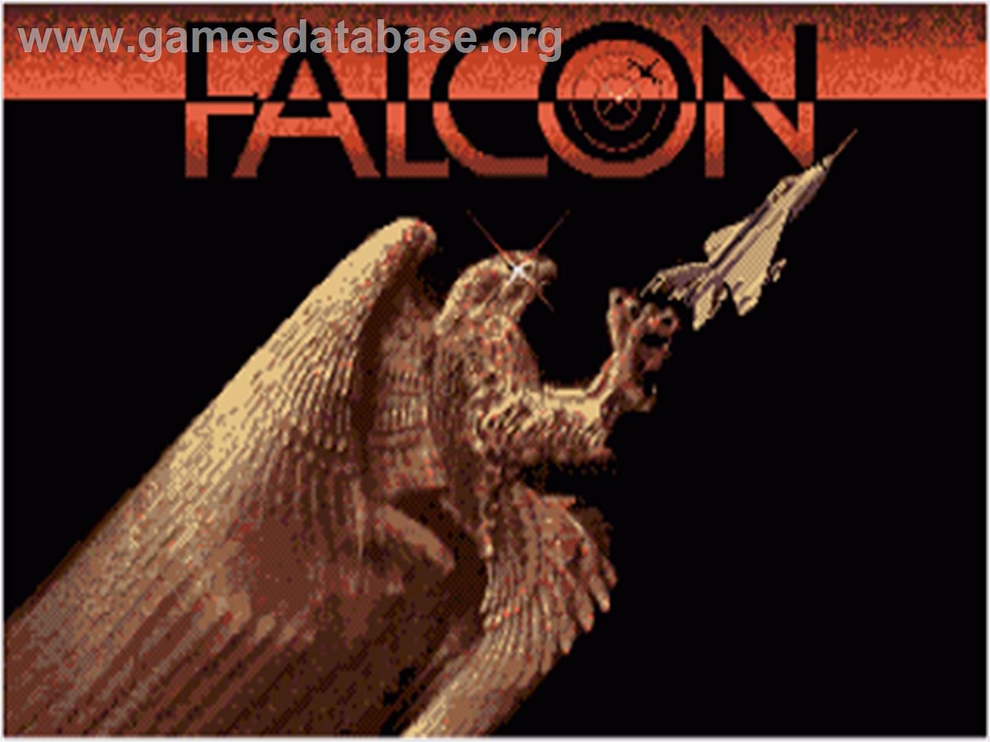 Falcon - Commodore Amiga - Artwork - Title Screen