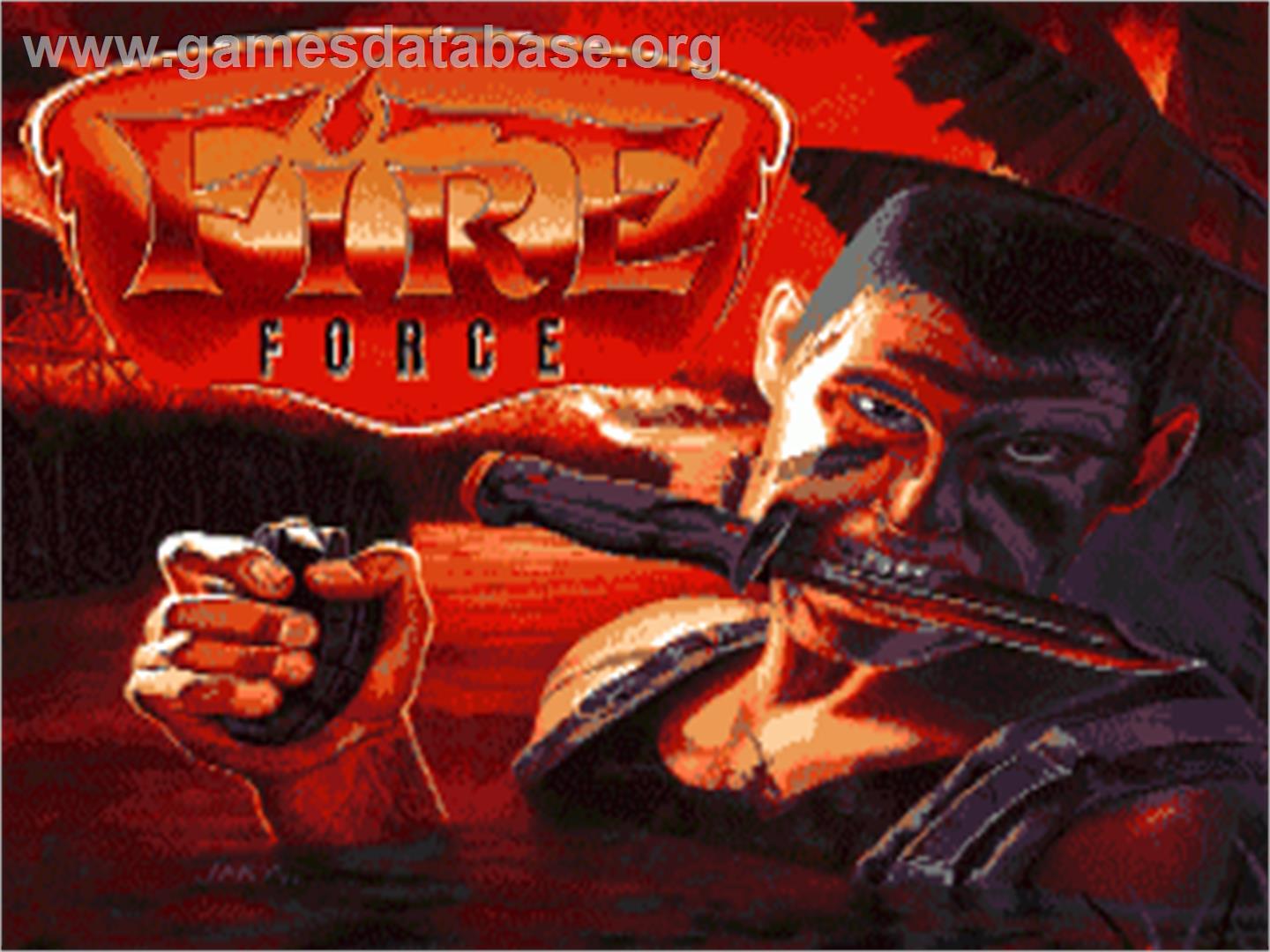 Fire Force - Commodore Amiga - Artwork - Title Screen