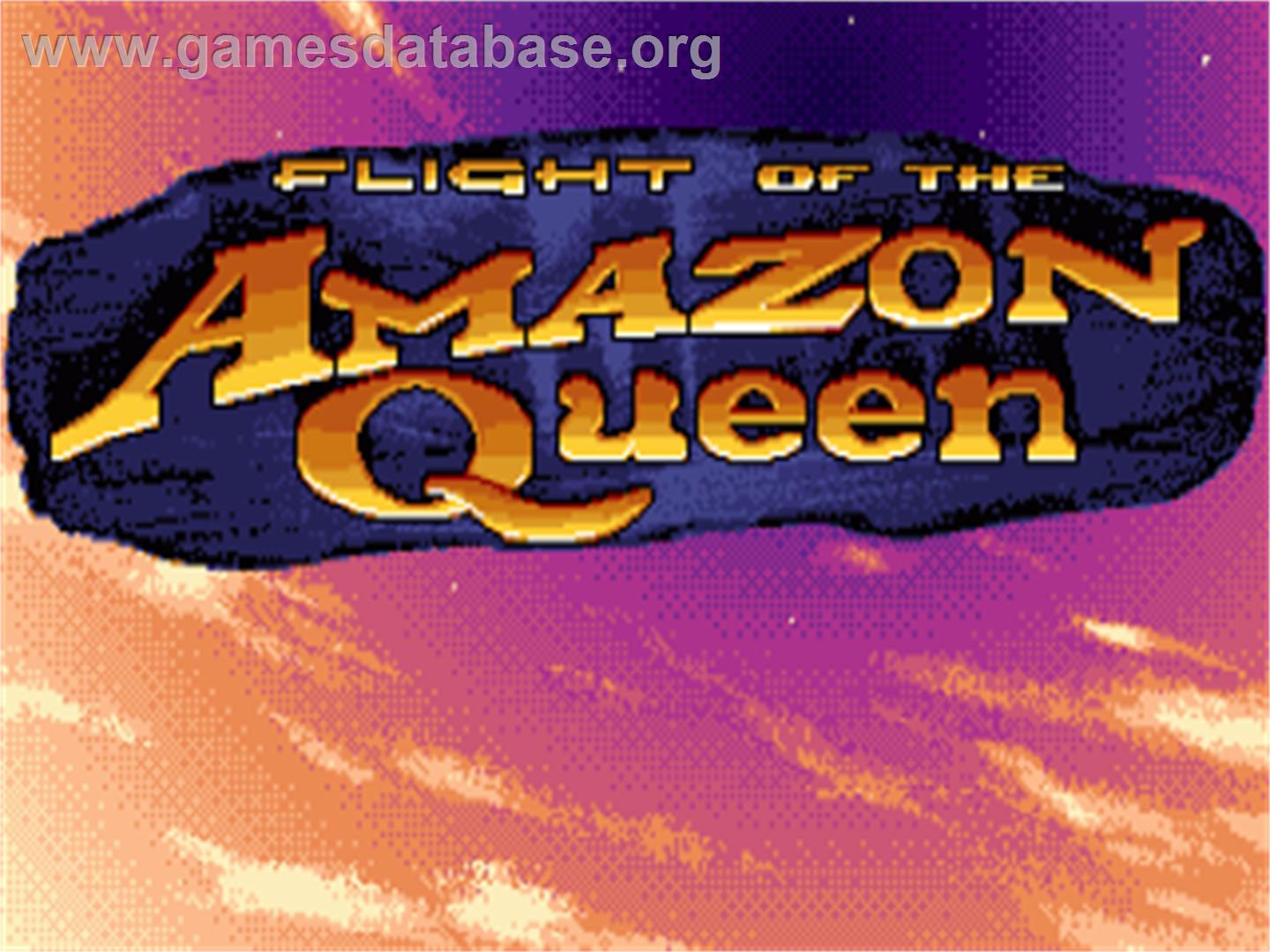Flight of the Amazon Queen - Commodore Amiga - Artwork - Title Screen