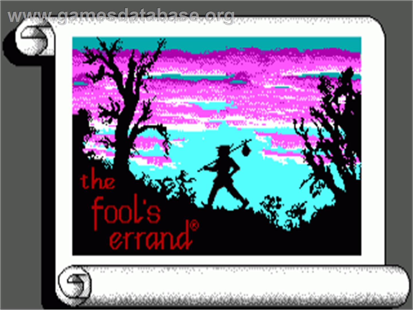 Fool's Errand - Commodore Amiga - Artwork - Title Screen