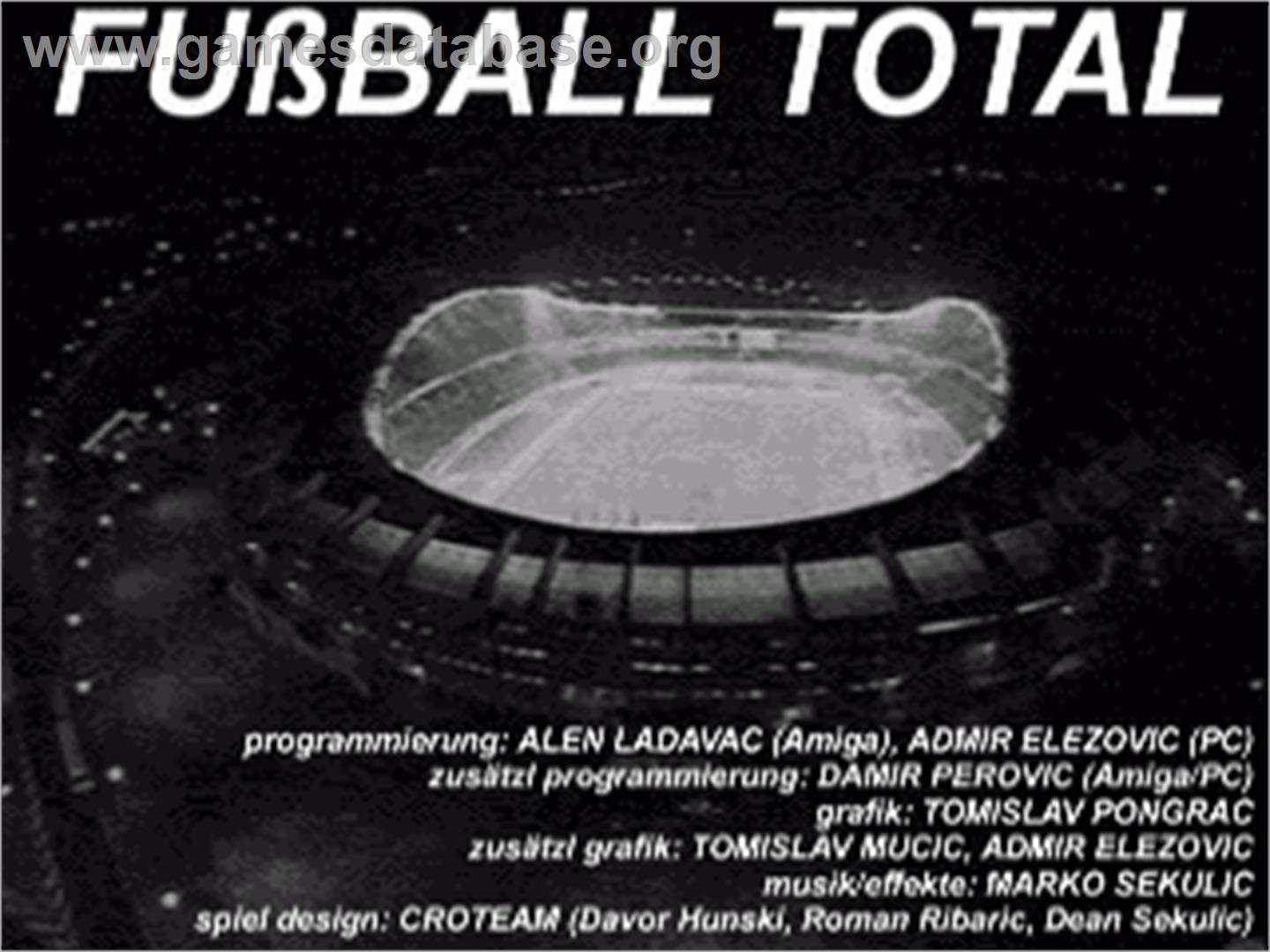 Football Glory - Commodore Amiga - Artwork - Title Screen