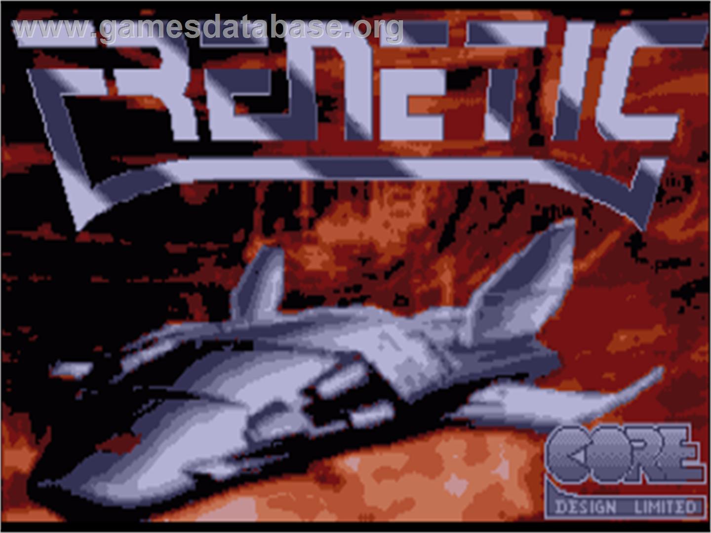 Frenetic - Commodore Amiga - Artwork - Title Screen