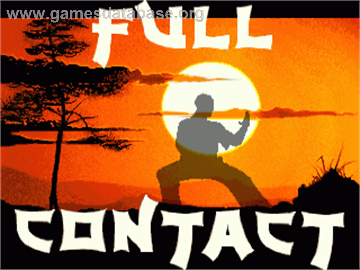 Full Contact - Commodore Amiga - Artwork - Title Screen